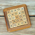 BSIRI Pushing Me Wooden Tic Tac Toe Game - Tabletop Board Game for Farmhouse Decor, Unique Gifts for Adults