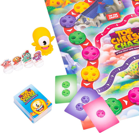 WHAT DO YOU MEME? Toe Cheese Chase - Silly Board Game for Family Game Night