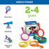 6 3+ Learning Resources Jumbo Magnifiers - Pieces, Ages Toddler Learning Toys, Exploration Toys for Kids, Magnifiers