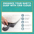 Inflatable Wedge Pillow for Colic Baby Relief Fully Adjustable Infant Sleeping Wedge to Help with Acid Reflux, GERD
