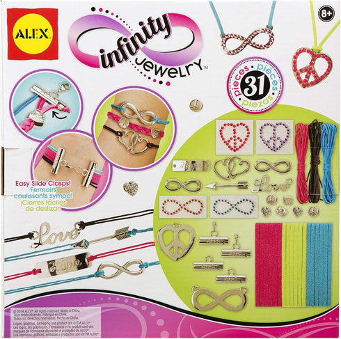 Alex DIY Wear Infinity Jewelry Kids Art and Craft Activity