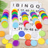500 Pieces Plastic Poker Chips, Bulk Poker Card Game Chips, Counting Discs Markers for Learning Math, 37mm/10 Colors
