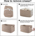 75L 22x17x12 OIAHOMY Large Woven Cotton Rope Storage Basket with Handle for Organizing Blanket and Toys for Living