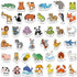 40 Animal Magnets for Kids, Refrigerator Fridge Magnets, Magnetic Animal Toys for Toddlers, Educational Toys for