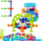 48 Piece Suction Cup Construction Set – Silicone Building Blocks Bath Toys for Kids Ages 1-3