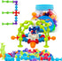 48 Piece Suction Cup Construction Set – Silicone Building Blocks Bath Toys for Kids Ages 1-3