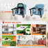 6-36 Hook On High Chair - Portable & Foldable for Babies Months, Family & Travel Use with Carry Bag(Sky Blue)