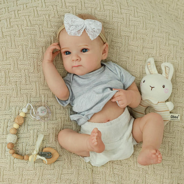 WOOROY Realistic Reborn Baby Dolls - 20 Inch Lifelike Newborn Baby Girl