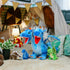 5 Set, Mommy 4 20 inch, Tezituor Double Headed Dragon Stuffed Animal with Wings, PCs Stuffed Dinosaur Plush Toys Dragon