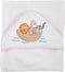 Mud Pie Children's Pink Noahs Ark Hooded Towel