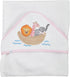 Mud Pie Children's Pink Noahs Ark Hooded Towel