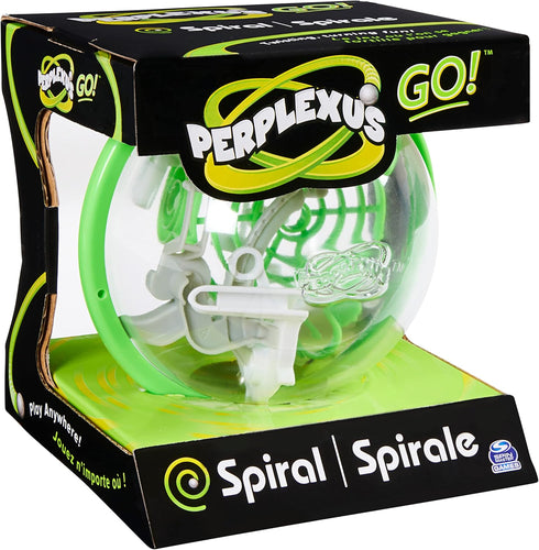 Perplexus GO! Spiral, Compact Challenging Puzzle Maze Skill Game