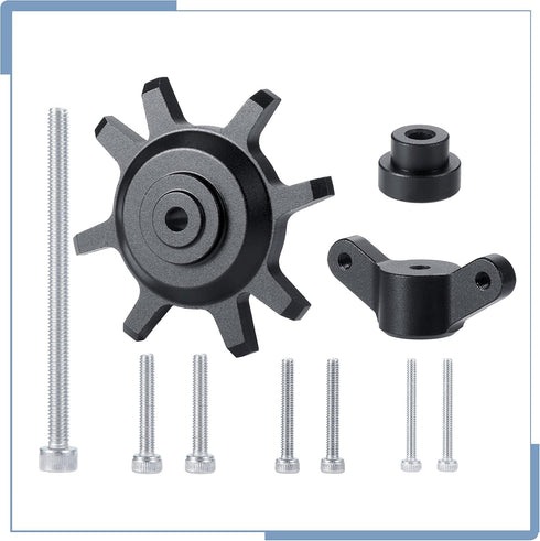 Zolikar RC Tires Tool for 1.9/2.2 Crawler Tires Installation and Removal for 1/10 Scale RC Crawler Car (Black)