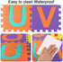 Kangler (36-Piece Set) 5.9inch 5.9inch Kids Foam Puzzle Play Mat x Interlocking EVA Floor Tiles with Alphabet