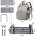 LHDYMXYN Backpack Baby Diaper Bags with Changing Station, Multifunctional Diaper Bag for Moms Dads with USB Charging