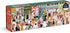 Galison Halloween Parade Fall 1000 Piece Panoramic Puzzle - Colorful and Bright Family Activity
