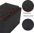 AEGIS GUARDIAN Card Deck Box with Dice Tray, Holds 150+ Sleeved Cards, Red Inner PU Leather