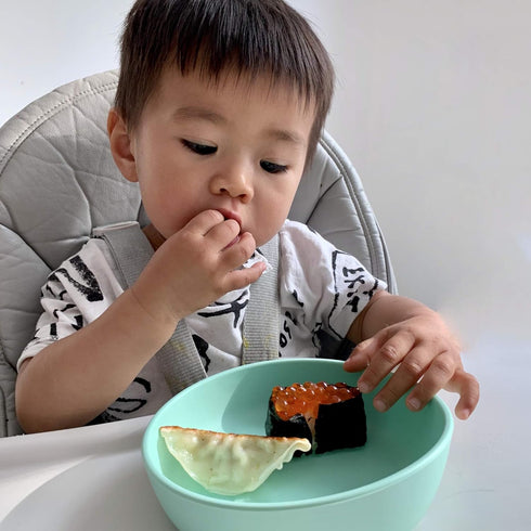 Silicone Baby Bowl with Suction Base for Feeding Babies 6+ Months and Toddlers, Mess-Free Eating, Unbreakable, Non-Toxic, Stylish, Dishwasher & Microwave Safe, Shower Gift by Goobie Baby
