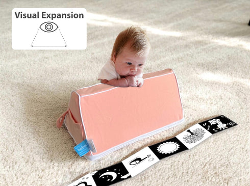 bebon Tummy Baby Time Prop Pillow for Neck and Shoulder Strength Growth Helpful Newborn Infant Nursing Essential