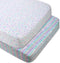 Dreams & Doodles 2 Pack Microfiber Fitted Crib Sheets for Baby Girl,
