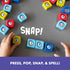 Educational Insights Alphabet BubbleBrix - ABC Learning for Toddlers, Alphabet Toys for Preschool and Kindergarten,