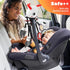 0-6 4 Car Seat Toys for Babies, Months Stroller Activity Black White Baby Spiral Plush Toys Newborn High Contrast
