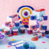 30 JOYIN PCS Valentine Day Gift Cards with Galaxy Slime Stress Relief Fidget Toy for Kids Party Favor, Classroom