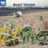 Playset TOY Life Army Men Action Figures Toys Plastic, Toy Soldiers for Boys with Helicopter, Green Military