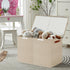 Closet 25"x13"x16" Bagnizer Large Toy Storage Box with Lids, Collapsible Sturdy Baby Storage Organizer Chest Bin Basket