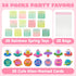 28 Packs JOYIN Valentines Day UFO Alien Cards with Colored Springs, Stress Relief Fidget Coil Springs Toys