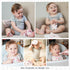 34 Pack Set: 4 (30" 30") 30 Omilion Baby Receiving Blanket Flannel Cotton Blankets x & Infant Washcloths - Mixed
