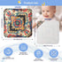 WELLDAY 35x35 Inch Southwestern Pattern Baby Towel Ultra Soft Hooded Towels for Babies - Ultra Absorbent Cotton Bath