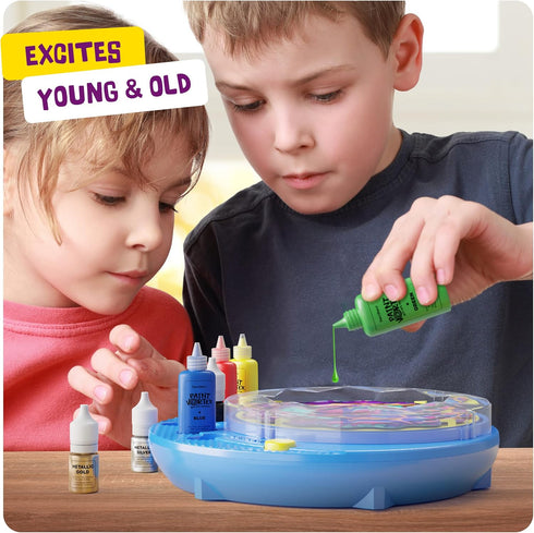Set 6-9 6-12 Dan&Darci Paint Spin Art Machine Kit for Kids - Gifts for Girls - Arts & Crafts for Boys, Girls - Art