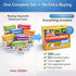 500 1-3 1 1 Words Thick & Sturdy Learning Flash Cards for Toddlers with Rings - Year Old Girl Gifts - Educational