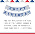 Hockey Birthday Banner - Ice Hockey Happy Birthday Sign, Party Decorations, Supplies