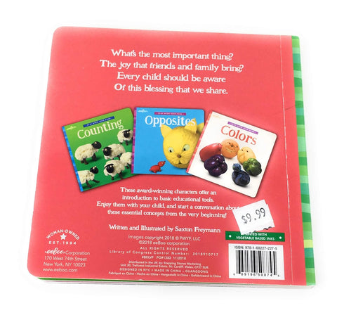 eeBoo Play with your Food Love & Friendship Board Book by Saxton Freymann, Educational Games and Activities for