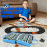 Craflakow 1:64 32 Toy Trucks Carry Case Compatible with Scale Monster Trucks, with Front Display Pocket-Holds Toy