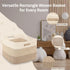Large Woven Cotton Rope Storage Basket with Handles, 22" x 17" x 12", Gradient Beige for Living Room, Nursery, Bedroom,