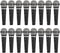 NUOBESTY 16 Pcs Simulation Microphone Toy Set, Interesting Kids Accessory, Interactive Plastic Microphone