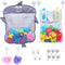 2 x Mesh Bath Toy Organizer + 6 Ultra Strong Hooks, Perfect Bathtub Toy Holder & Shower Caddy for Kids & Toddlers