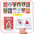 Riccioney 48Pcs Set Christmas Coloring Book for Kids with Crayons, Christmas Activity Books Mini Coloring Book Bulk DIY