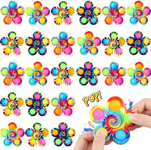 Gigilli 24 Pack Party Favors Fidget Spinners for Kids 4-8-12, Goodie Bags