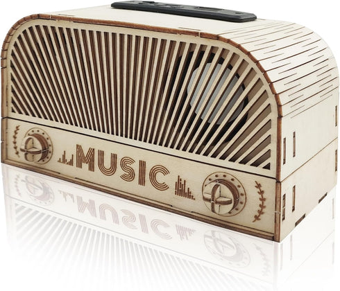 STEM Kits for Kids Age 12-14, Wooden DIY Bluetooth Speaker Kit Build