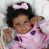 18 Inch 3+ WOOROY Realistic Reborn Baby Doll Black Girl African American Newborn Baby with Soft Body, Lifelike Handmade