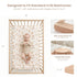 2 100% (28" 52"), Konssy Muslin Crib Sheets PCS Cotton Baby Crib Sheets for Standard Crib Mattress x Soft