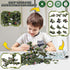 STEM Building Block Toys, 576PCS Military Engineering Bricks Toy, 25-in-1 Army Destroyer Tank Playset for Kids
