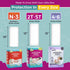 5 96 (3 Packs) Diaper Booster Pads Overnight, Stop Leaks Nighttime, Overnight Diaper Liners for Baby, Toddler, Boys