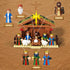 SHAREHB Set, 252PCS 6 6-12+ Jesus Building Block Easter Nativity Building Kit, Bible Story Jesus Figures Toys(Includes