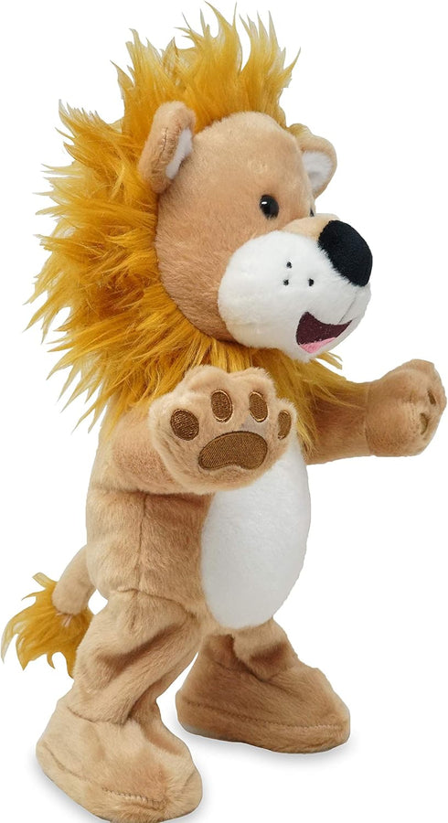 Cuddle Barn Let Loose Lenny - 14 Inches Animated Musical Groovy Lion Stuffed Animal Plush Toy