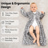 6-12 2.0 2-Way Unnivoll Fleece Baby Sleep Sack Months Long Sleeve Tog Baby Wearable Blanket with Zipper Warm Sleeping